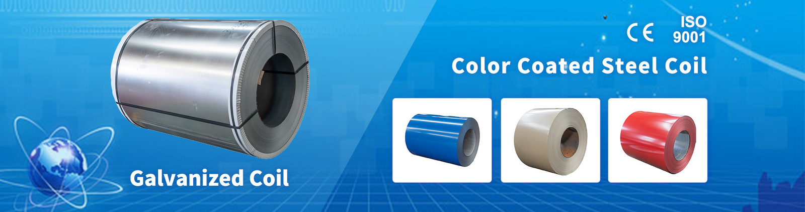 calidad Bobina de acero galvanizada fábrica